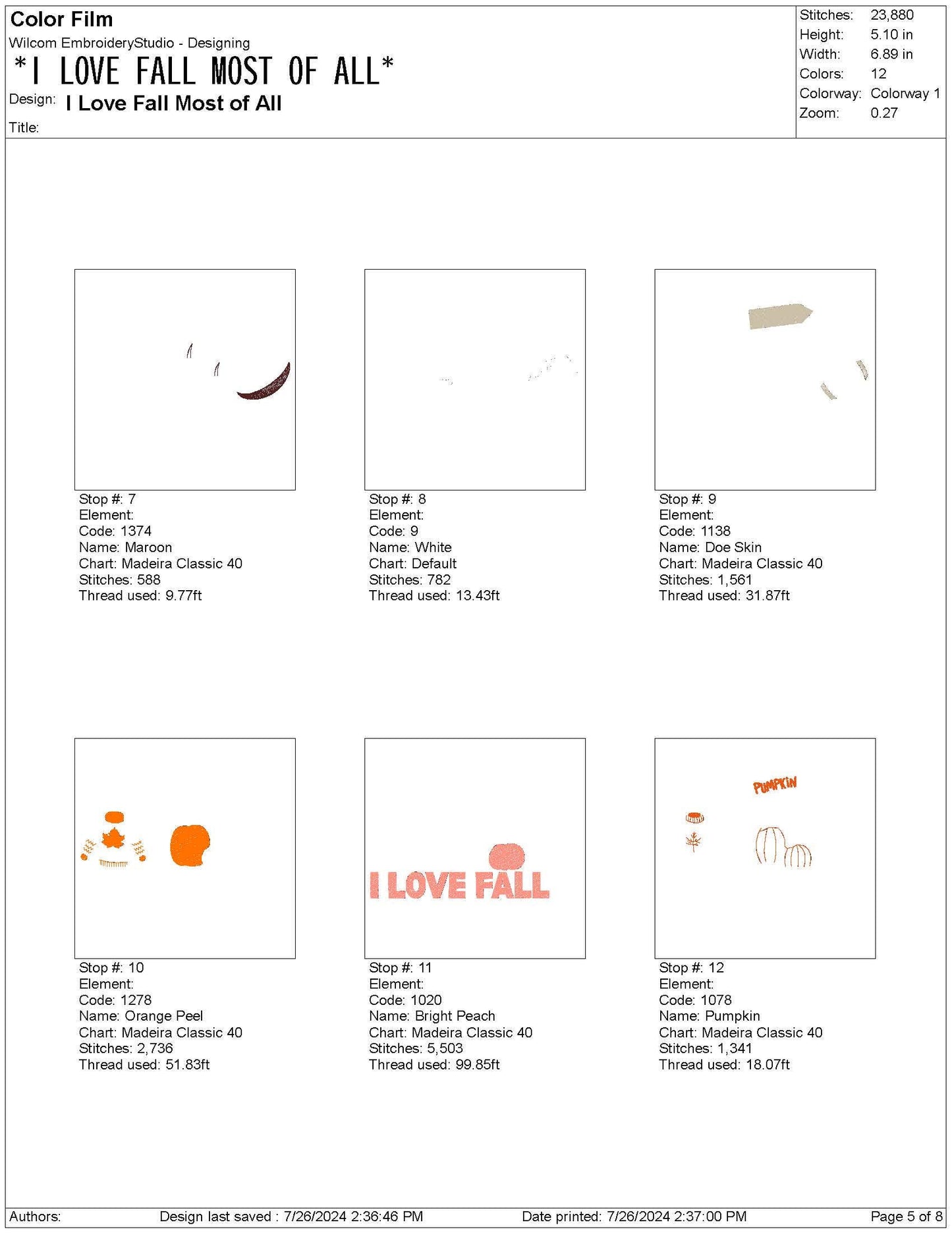 I Love Fall Most of All Embroidery pes dgt dst exp hus inf jef Embroidery Machine File Football Fall Gift for Her