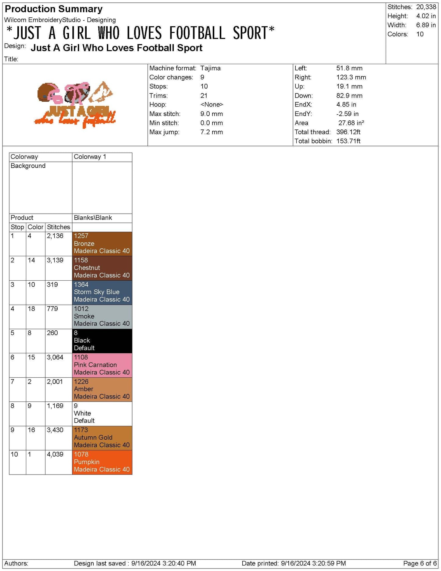 Football Embroidery Design: Girl Football Lover Machine Embroidery File Sports Embroidery Design