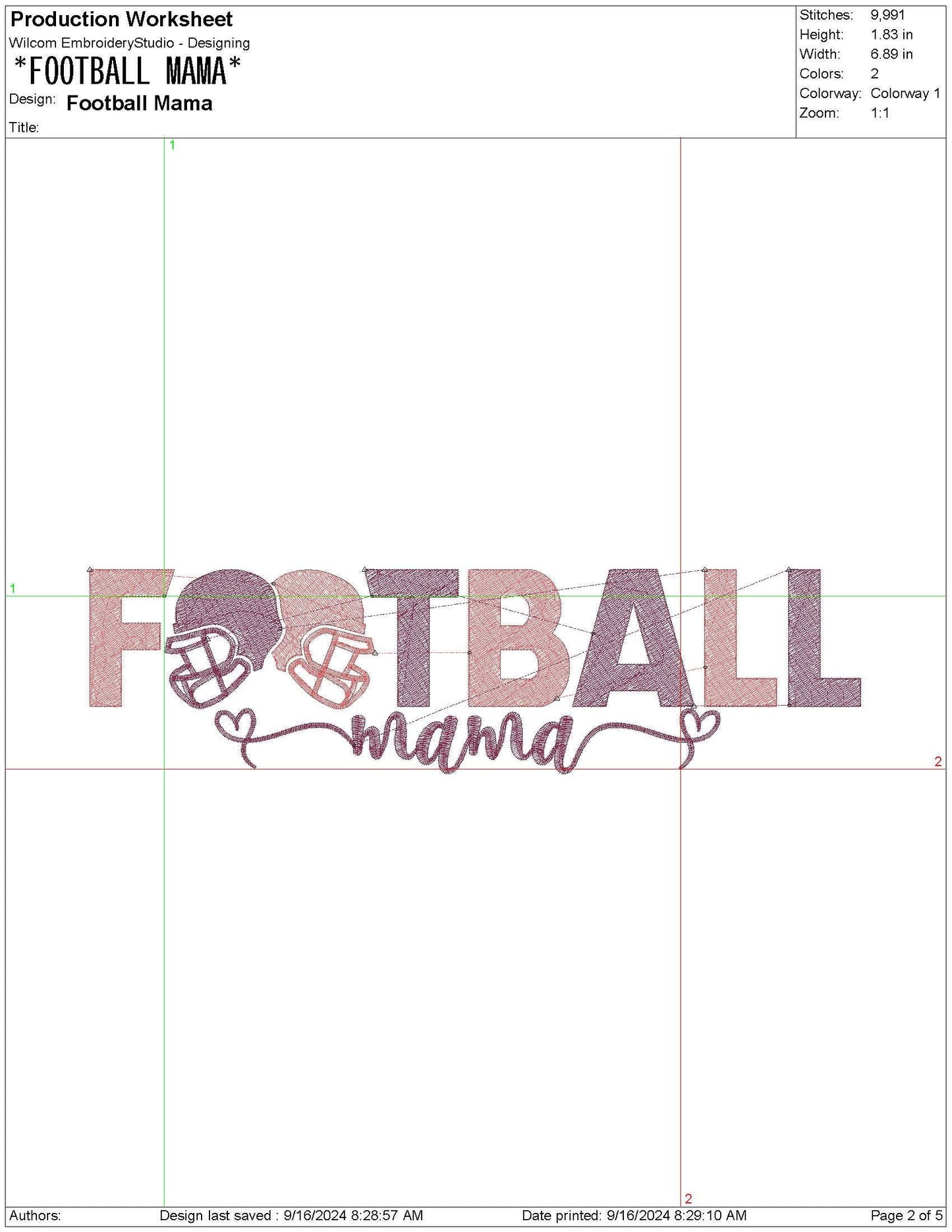 Football Mama Sport Design