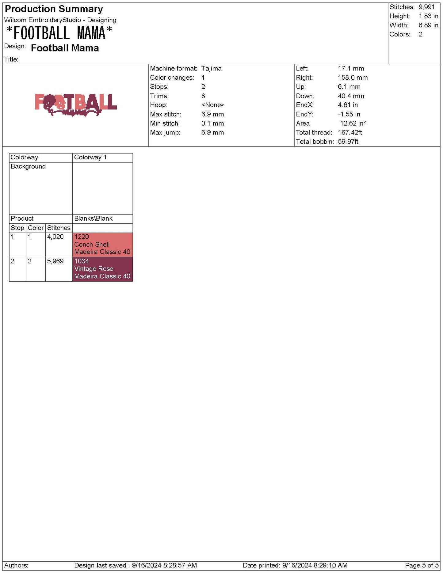 Football Mama Sport Design