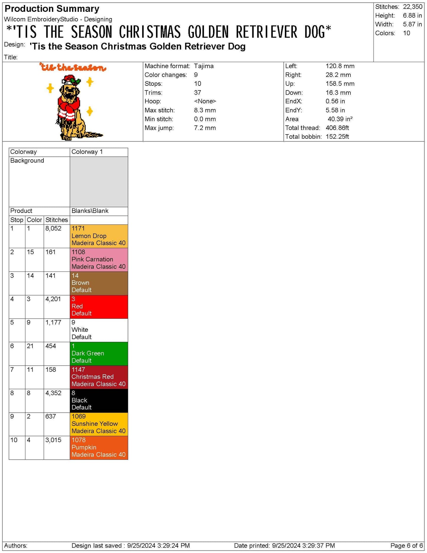 Christmas Golden Retriever Embroidery Design - Festive Holiday Dog Digital File Pattern Gift for Pet Lovers