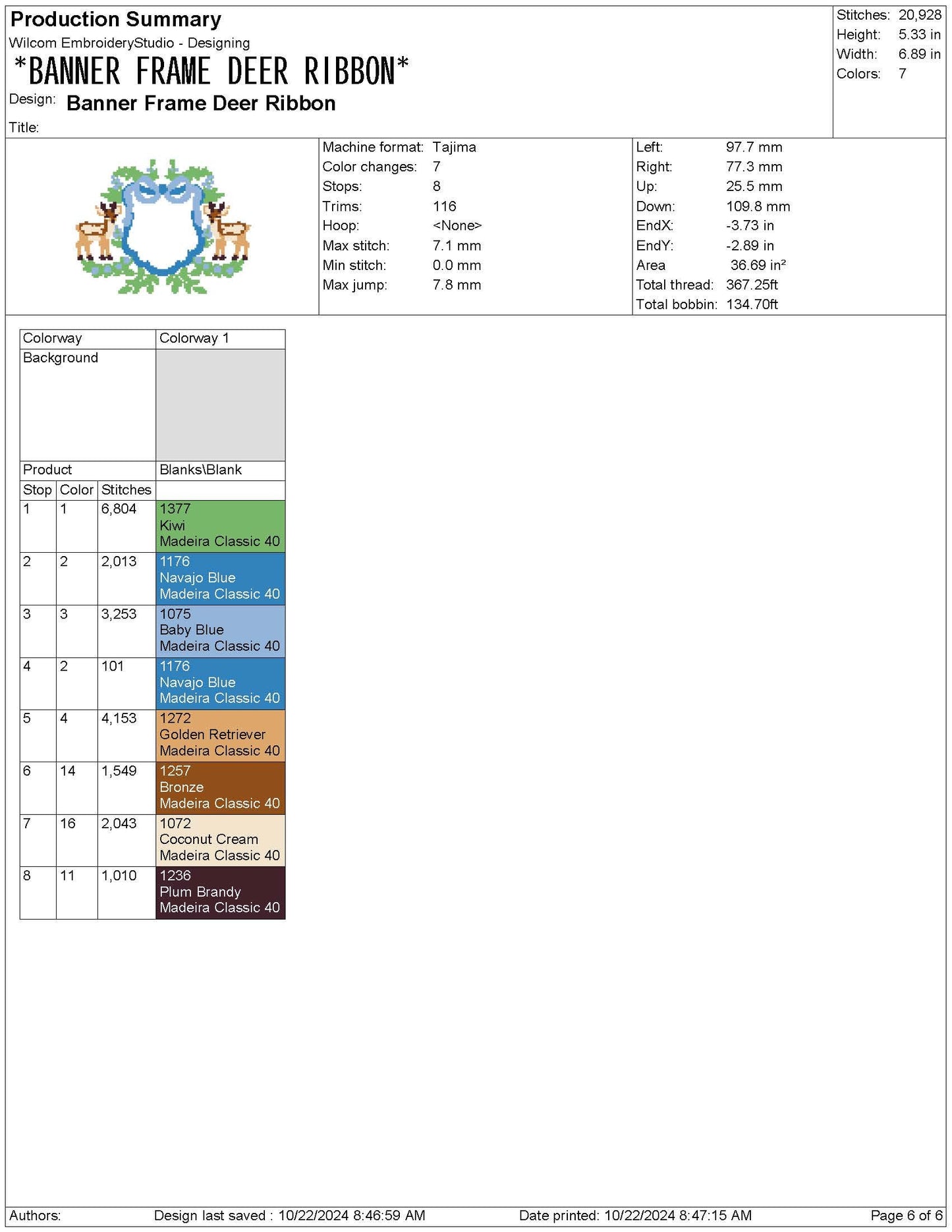 Deer Crest Frame Embroidery Designs: Baby Name Banner Frame Machine Embroidery File Rustic Newborn Nursery Frame Files