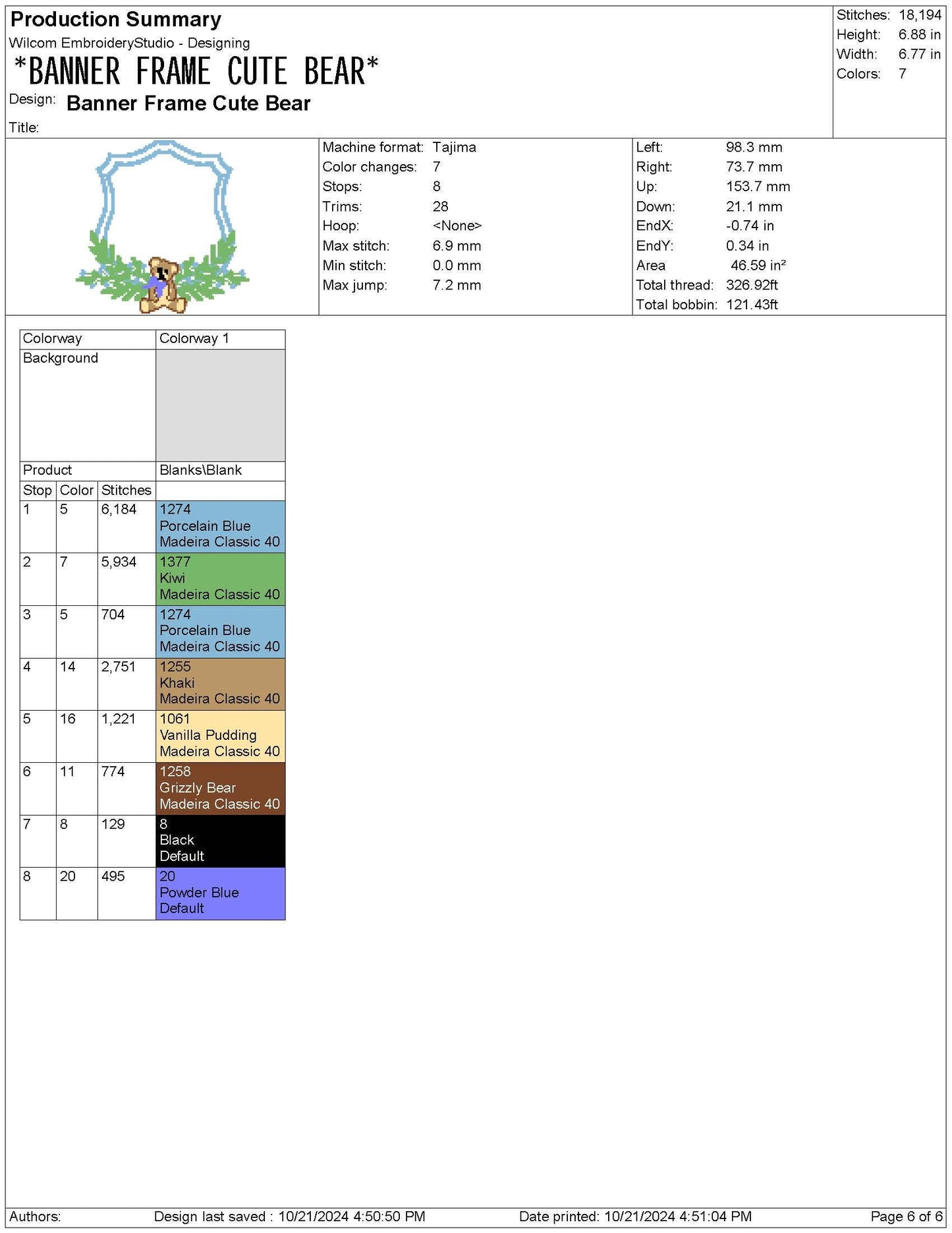 Bear Wreath Crest Frame Embroidery Design Baby Banner Crest Frame Embroidery File Newborn Birthday Frame DST Wedding Crest Frame Embroidery