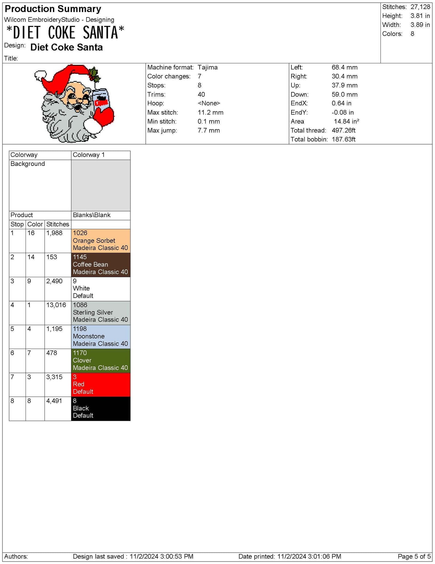 Christmas Embroidery Designs: Diet Cola Santa Embroidery Files Christmas Embroidery Machine Files Santa with Hat Embroidery