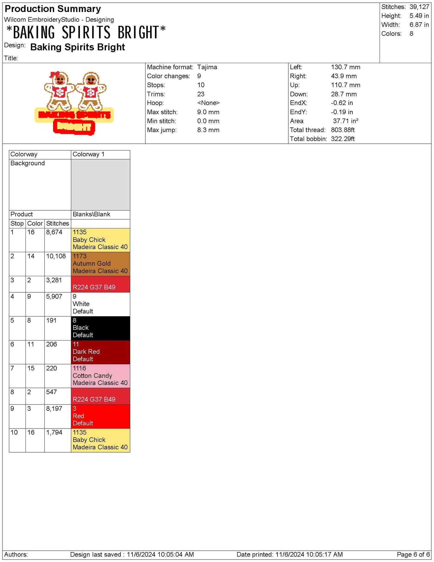 Christmas Embroidery Designs: Cookie Baking Embroidery Machine Files Baking Spirits Bright Embroidery Design (Digital Download)