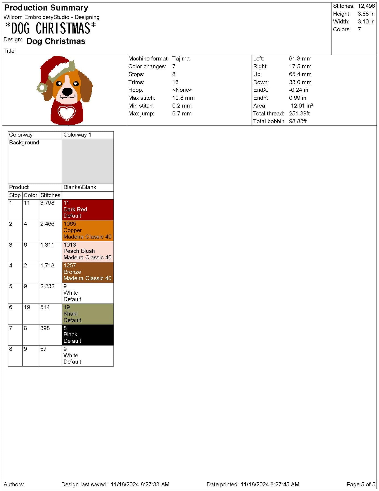 Beagle Christmas Embroidery Machine Files - Holiday Dog Designs Digital Download PES DST
