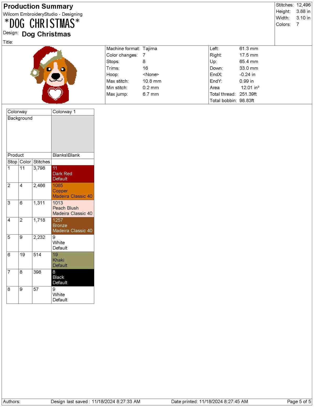 Beagle Christmas Embroidery Machine Files - Holiday Dog Designs Digital Download PES DST