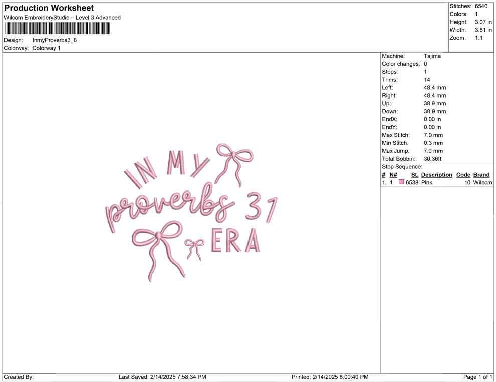 Christian In My Proverbs 31 Era Coquette Design