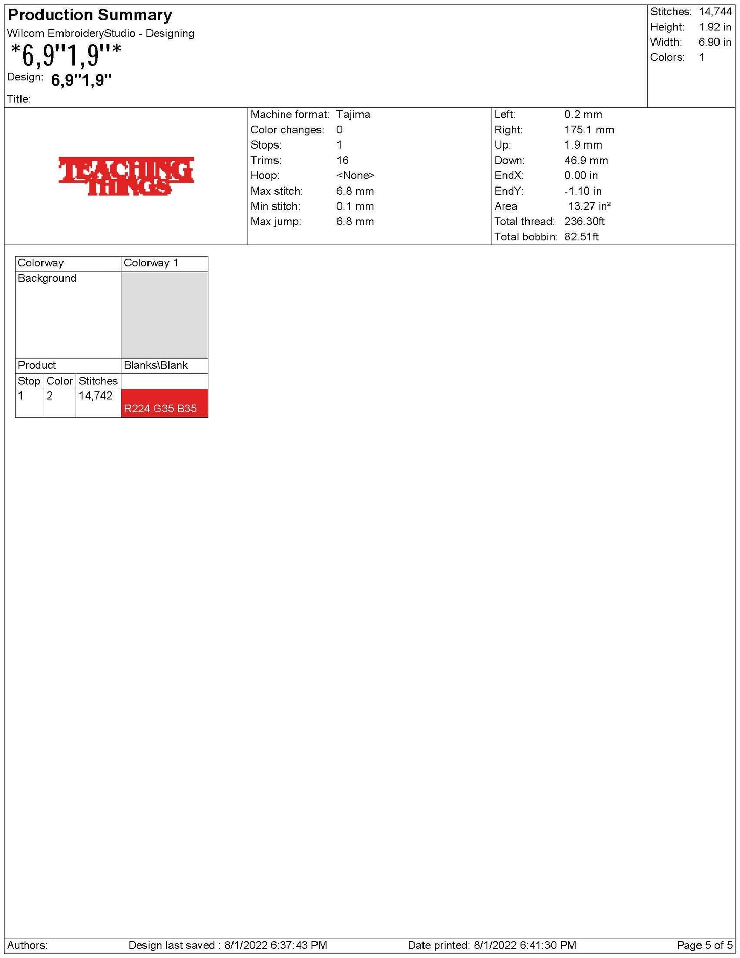 Teaching Things Embroidery Design: Funny Professor Machine File (Digital Download)