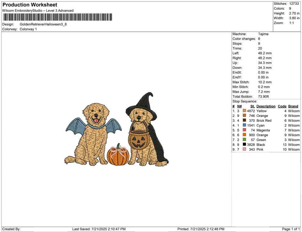 Halloween Witch Dog Embroidery Design Trick-or-Treat Machine Embroidery File Kid Halloween Embroidery Design Gift Dog Lover Halloween PES