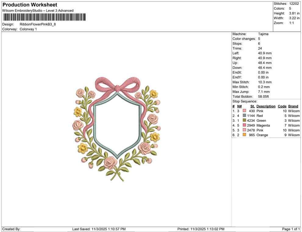 Embroidery Frame Designs: Wedding Crest Machine Embroidery File Baby Door Hanger Banner File Baby Name Banner Embroidery Frames