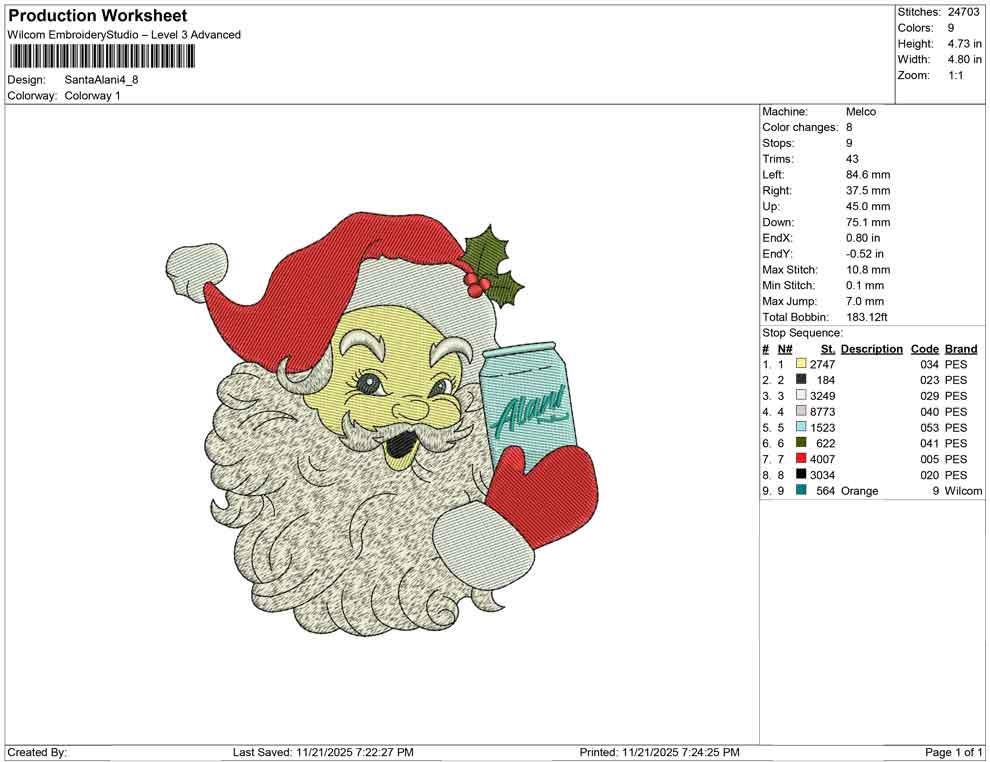 Christmas Embroidery Designs: Energy Drink Santa Embroidery Files Christmas Embroidery Machine Files Santa with Hat Embroidery