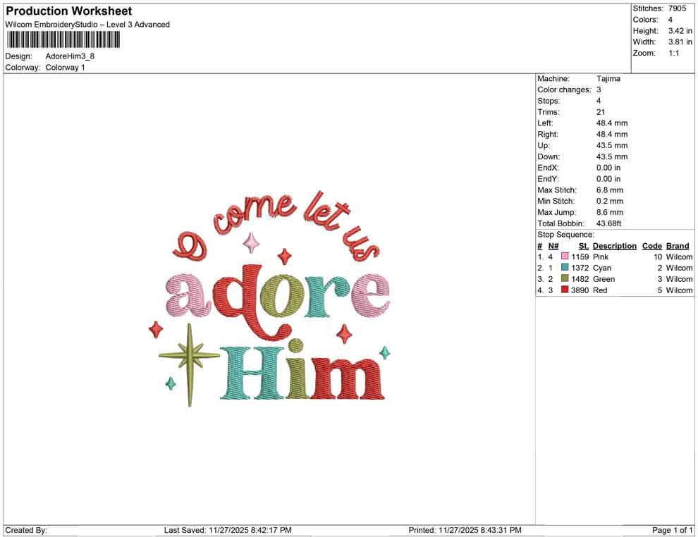 Christmas Embroidery Designs: Come Let Us Adore Him Jesus Embroidery Design Elegant Cross Embroidery Machine Files