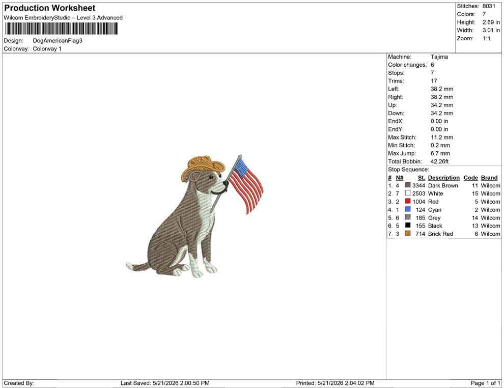 American Pit Bull Terrier Embroidery Designs: Patriot Dog Embroidery File Cute Puppy Flag Embroidery Machine File 4th of July (PES DST JEF+)
