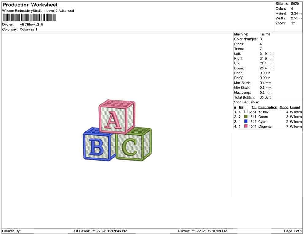 Back To School Embroidery Designs: Baby Building Blocks Machine Embroidery File Nursery Name Alphabet Blocks Embroidery Design