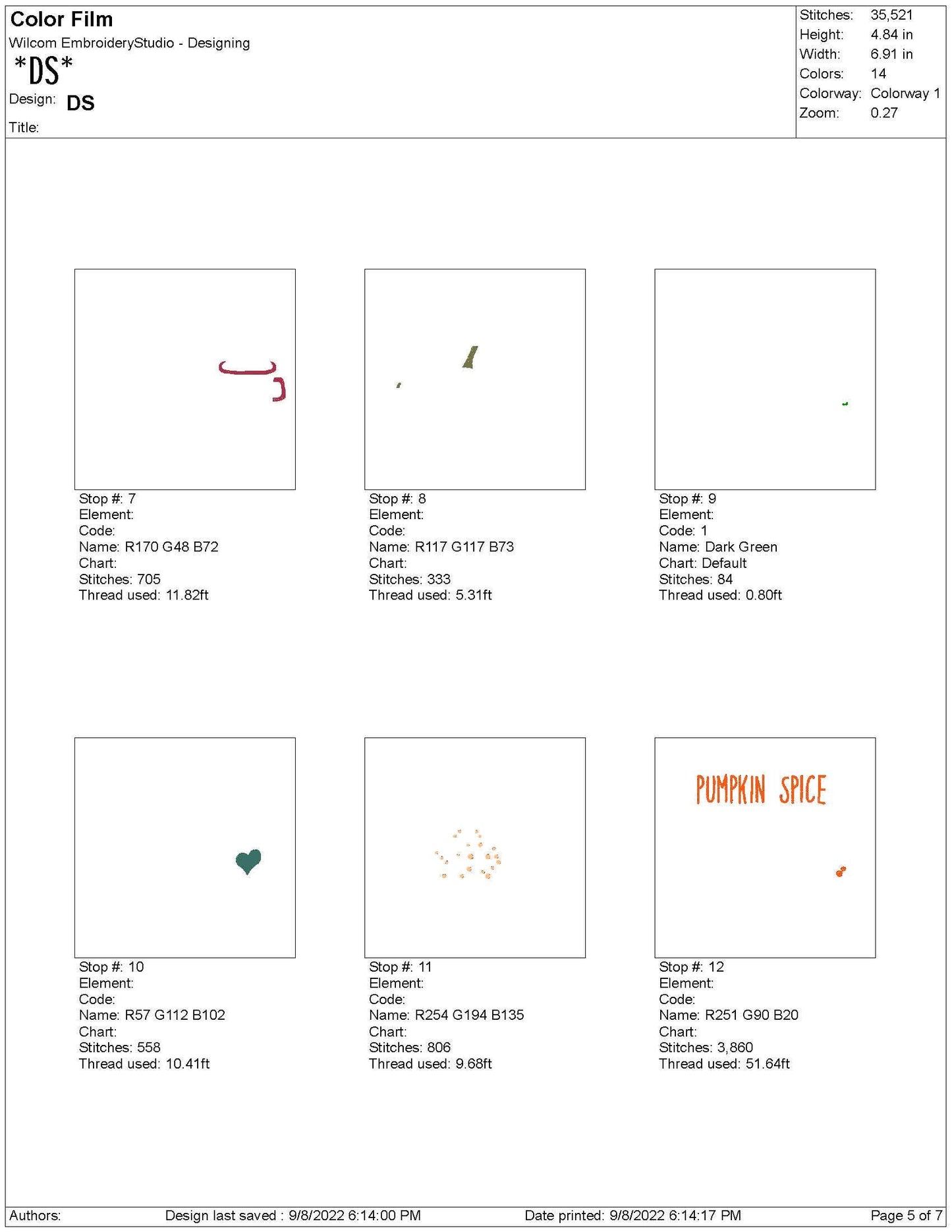 Fall Embroidery Designs: Pumpkin Spice Machine Embroidery File Fall Coffee Lover Embroidery Design (Digital Download)