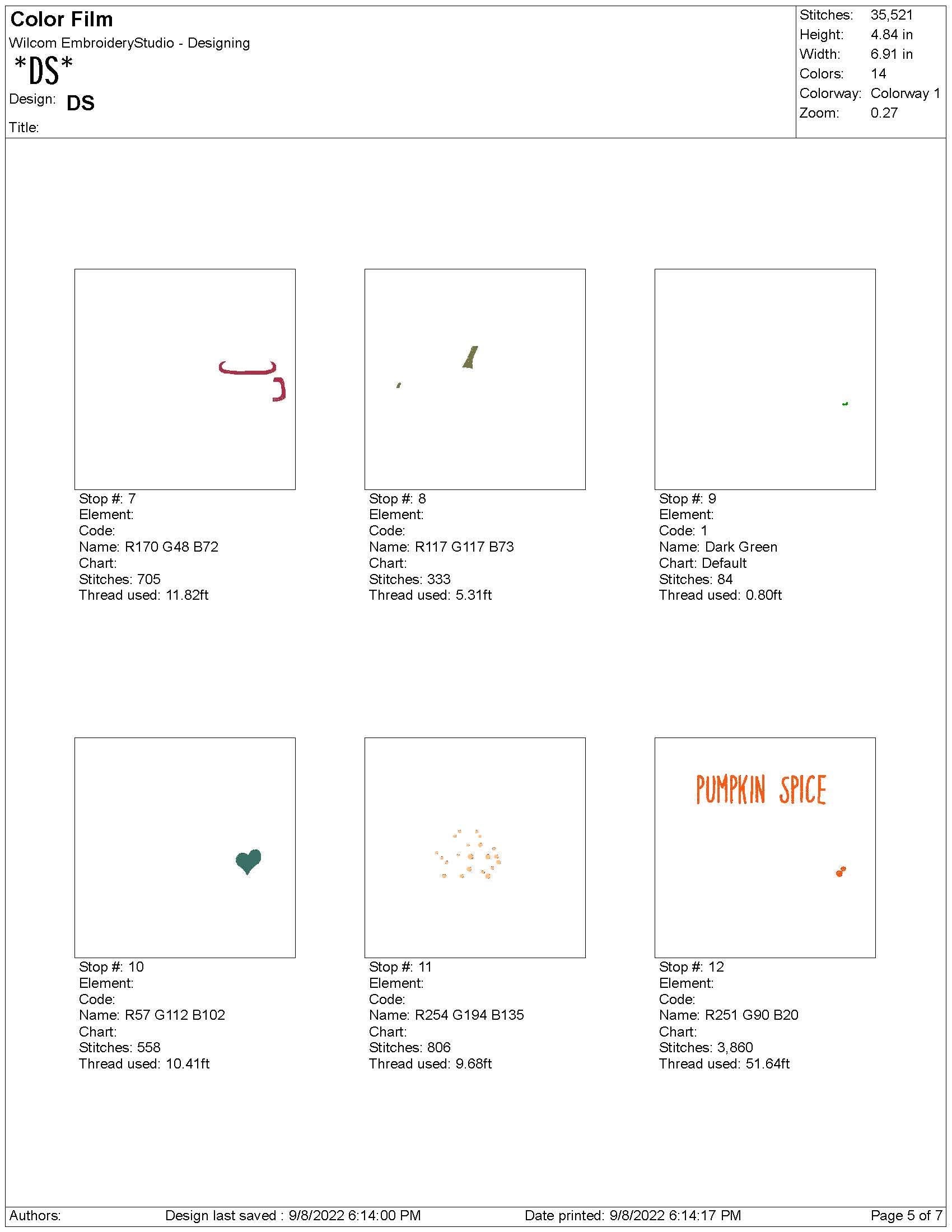 Fall Embroidery Designs: Pumpkin Spice Machine Embroidery File Fall Coffee Lover Embroidery Design (Digital Download)