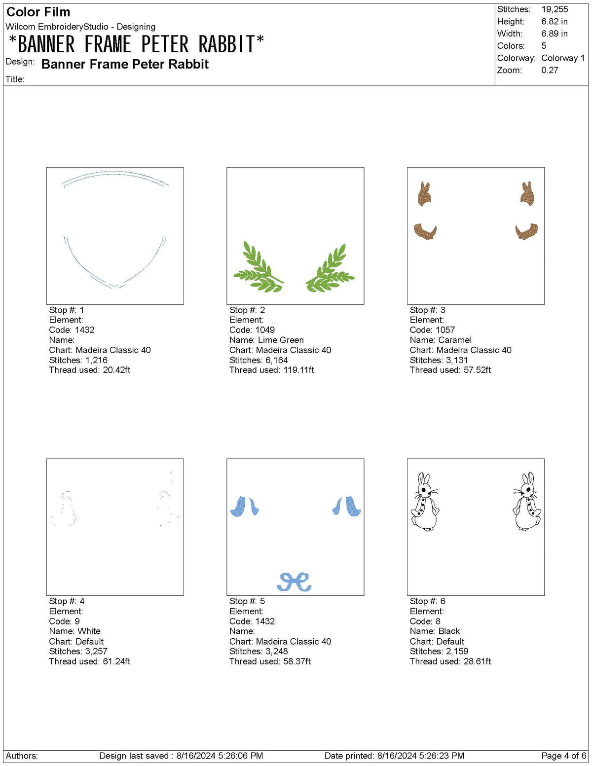 Easter Embroidery Crest Designs: Peter Rabbit Crest PES Nursery Baby Banner Machine Embroidery File Baby Door Hanger Embroidery File New Mom