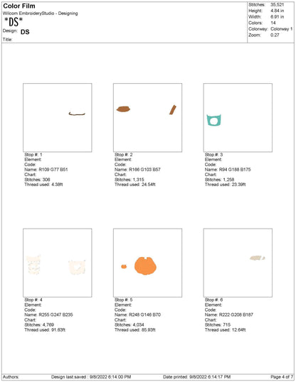 Fall Embroidery Designs: Pumpkin Spice Machine Embroidery File Fall Coffee Lover Embroidery Design (Digital Download)