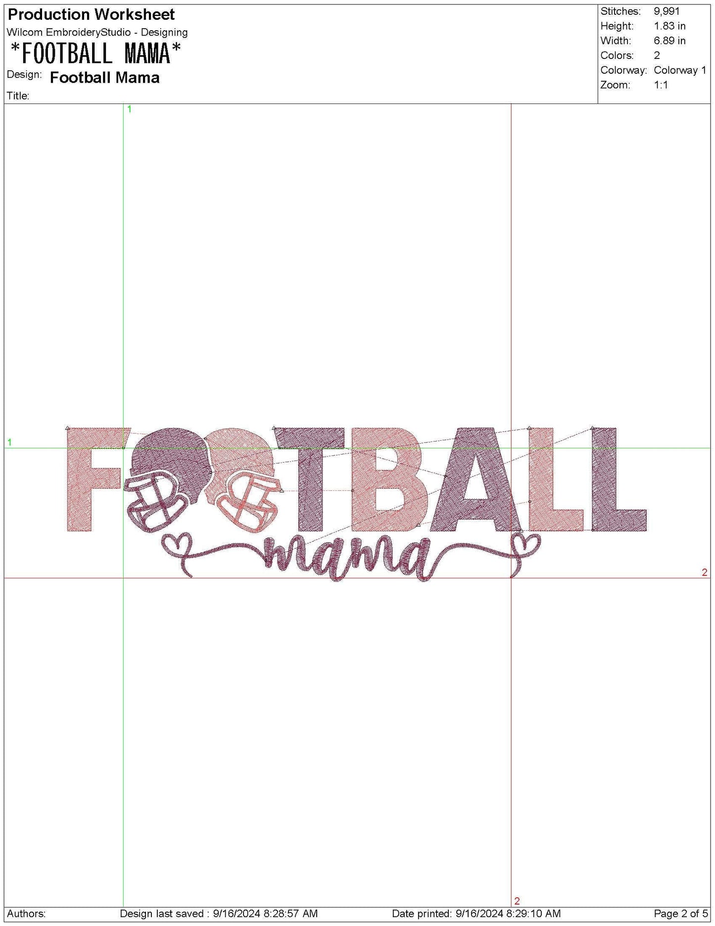 Mama Football Season Embroidery File,  Machine Embroidery File, Football Mama Gift for Her Pes File