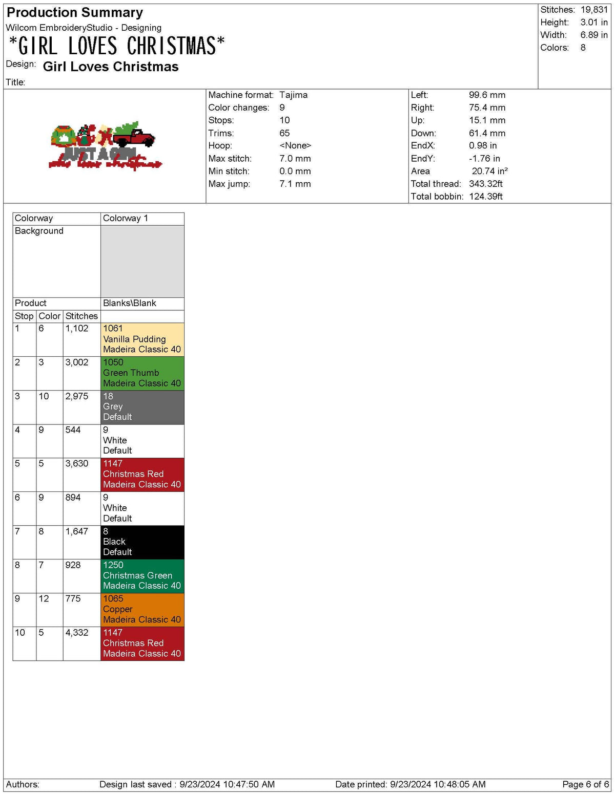 Christmas Embroidery Designs: Just A Girl Who Loves Christmas Sweater, Hot Cocoa, Gifts, Red Truck and Tree Embroidery Machine File
