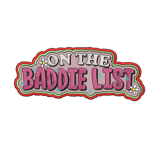 Christmas Embroidery File PES Naughty List Machine Embroidery File DST Santas Christmas List Embroidery Design Baddie List Embroidery DST