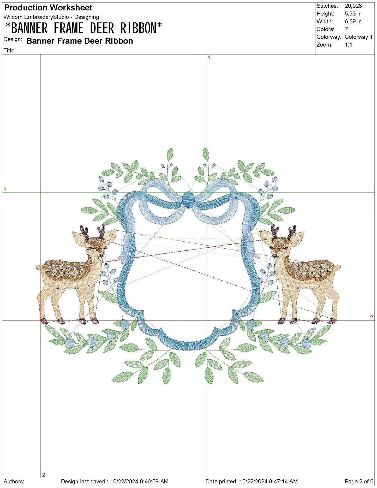 Deer Crest Frame Embroidery Designs: Baby Name Banner Frame Machine Embroidery File Rustic Newborn Nursery Frame Files