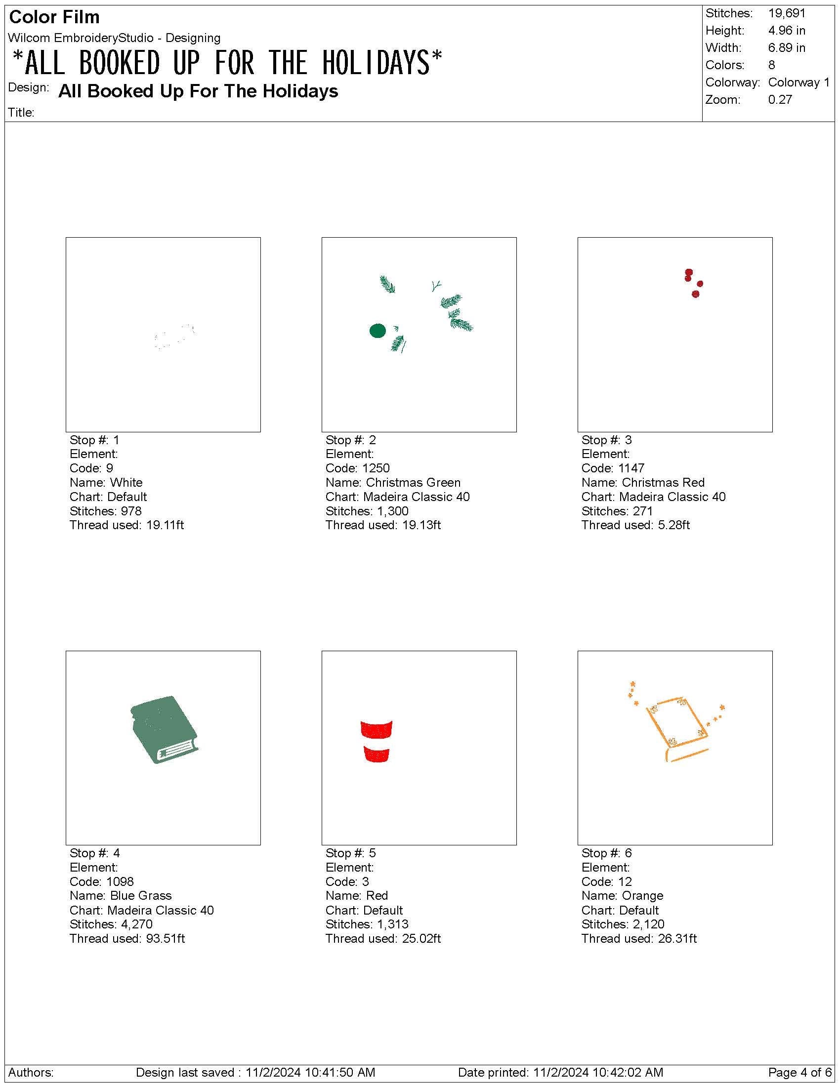 Christmas Embroidery Designs: All Booked For The Holidays Embroidery Machine Files Coffee and Book Lover Embroidery Design