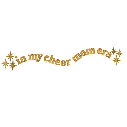 Mom Embroidery Design DST In My Mom Era Machine Embroidery File EXP Mother Day Embroidery File Soccer Mom PES File Baseball Mom Cheerleader