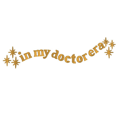 Doctor Embroidery Design For Physician Machine Embroidery File For New Doctor Design Residency Graduate Embroidery PES Dr. Embroidery DST