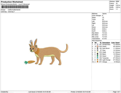 Easter Bunny Ear Embroidery Design Cute Easter Cat Machine Embroidery File PES Mini Cat Lover Easter Embroidery DST Kitten Embroidery EXP