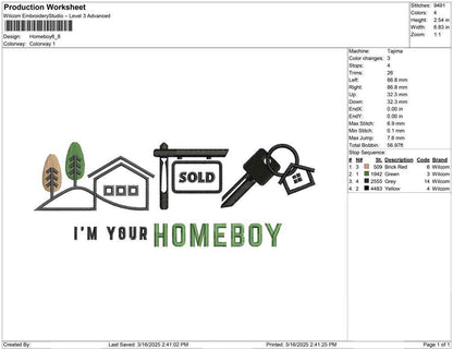 Realtor Embroidery Designs: Home Guy Real Estate Embroidery Machine File Mortgage Broker Embroidery Design