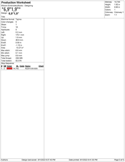 Teaching Things Embroidery Design: Funny Professor Machine File (Digital Download)