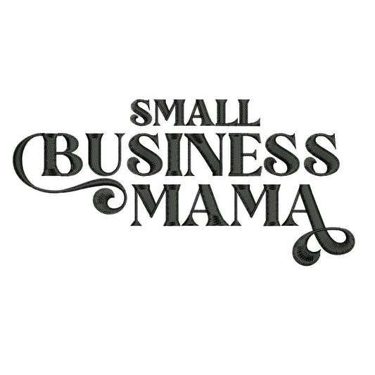 Small Business Mama Embroidery Design: Vintage Flair (Digital Download)
