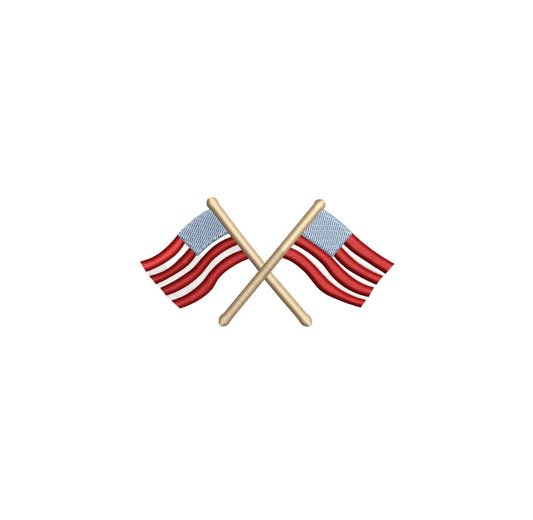 USA Flag Embroidery Designs: 250th Patriotic Machine Embroidery Files American Flag Icon Embroidery Design (exp pes dst+) Digital Download