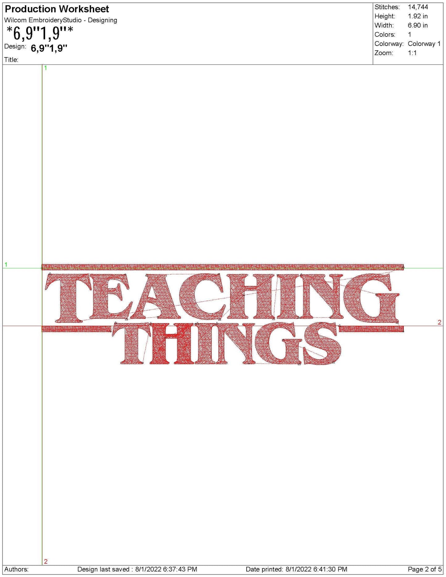 Teaching Things Embroidery Design: Funny Professor Machine File (Digital Download)