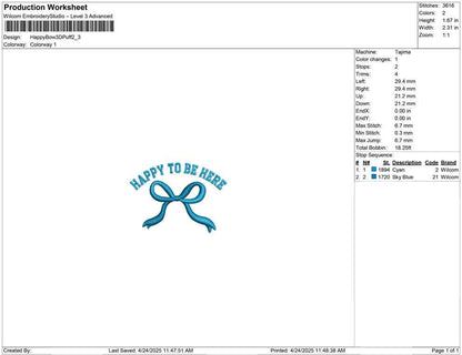 3D Puff Bow Coquette Embroidery Design Bow Embroidery File Elegant Coquette Machine Embroidery File PES Heirloom Ribbon DST Grandmillennial