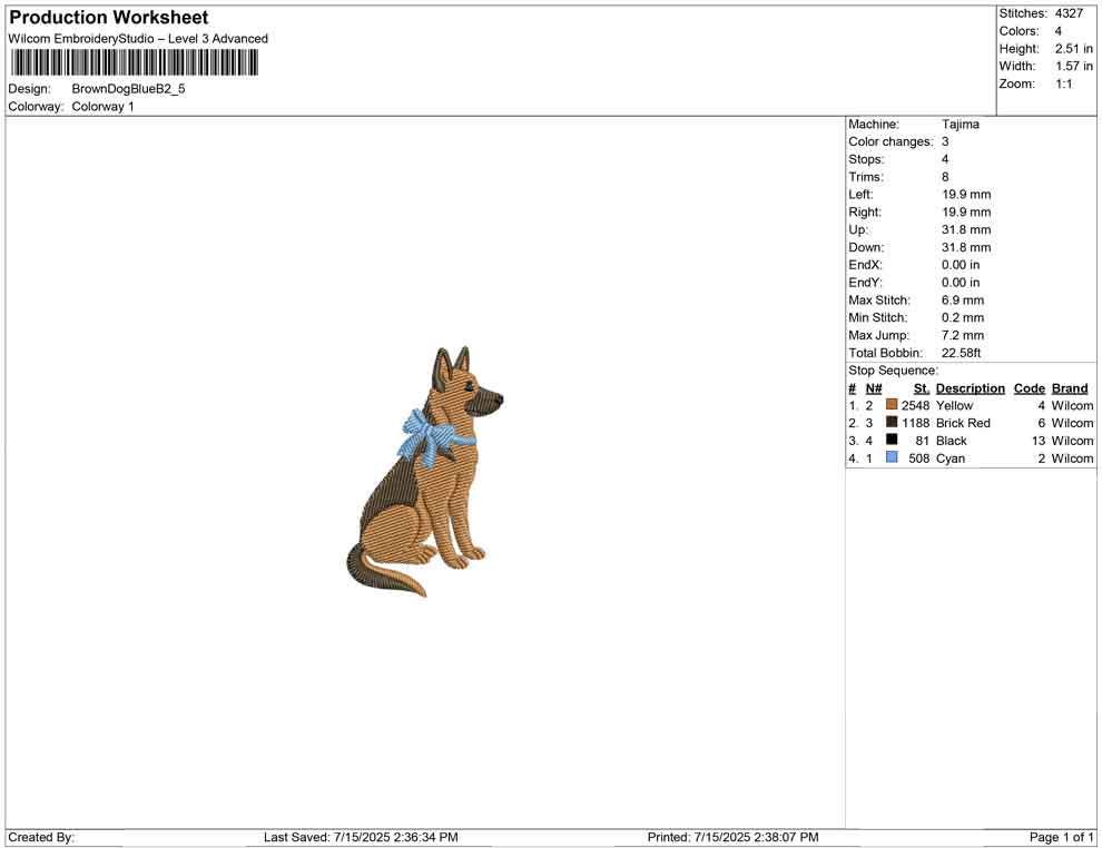 German Shepherd Embroidery Design German Shepherd Dog Lover Embroidery File Dog Mom DST K9 German Shepherd Dog Bow Embroidery File Puppy PES