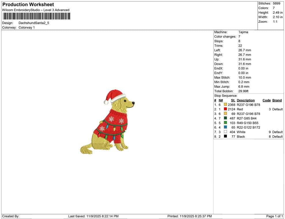 Golden Retriever Christmas Embroidery Design Santa Hat Scarf Dog Machine File Digital Download