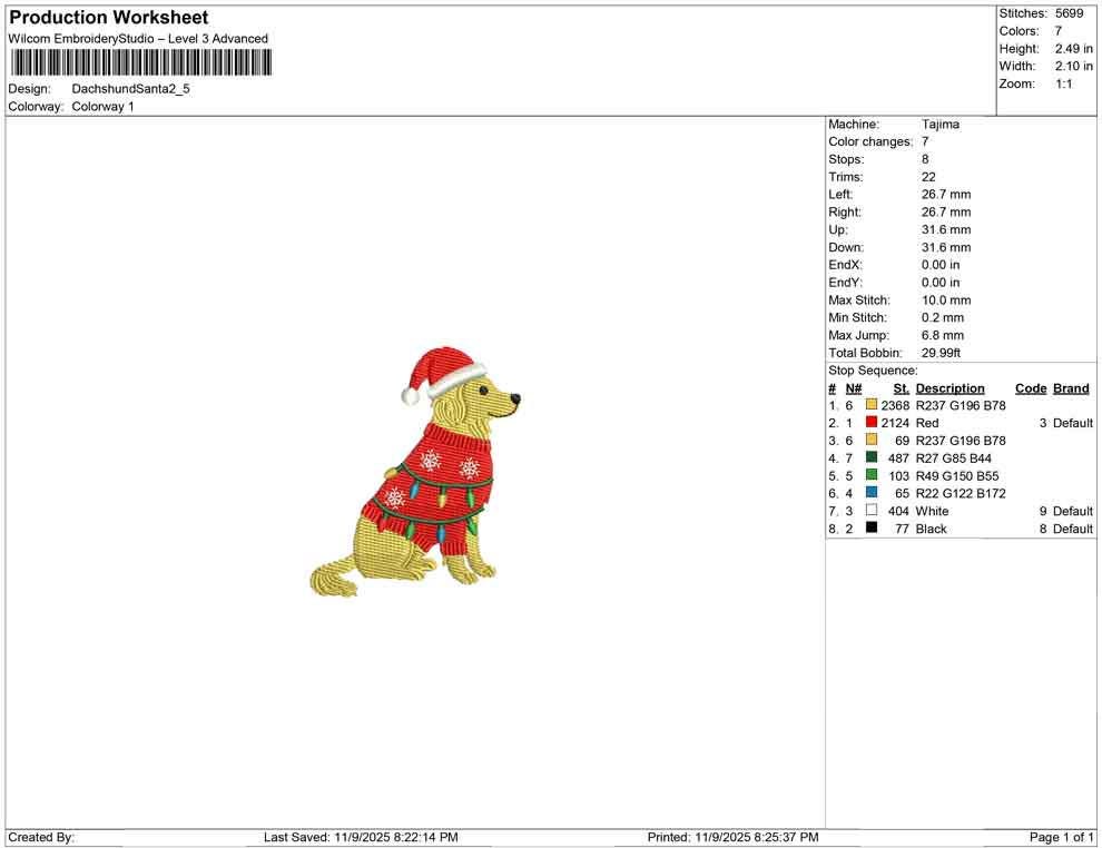 Golden Retriever Christmas Embroidery Design Santa Hat Scarf Dog Machine File Digital Download