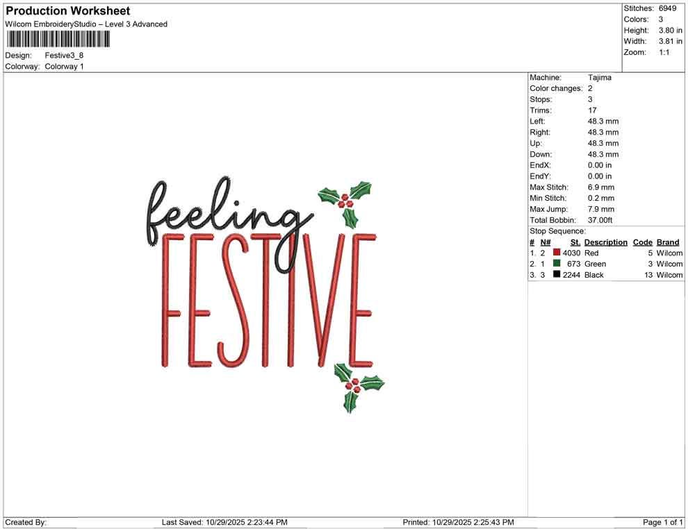 Christmas Embroidery Designs: Feeling Festive Embroidery Machine File Holiday Christmas Embroidery Design