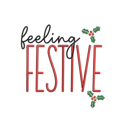 Christmas Embroidery Designs: Feeling Festive Embroidery Machine File Holiday Christmas Embroidery Design