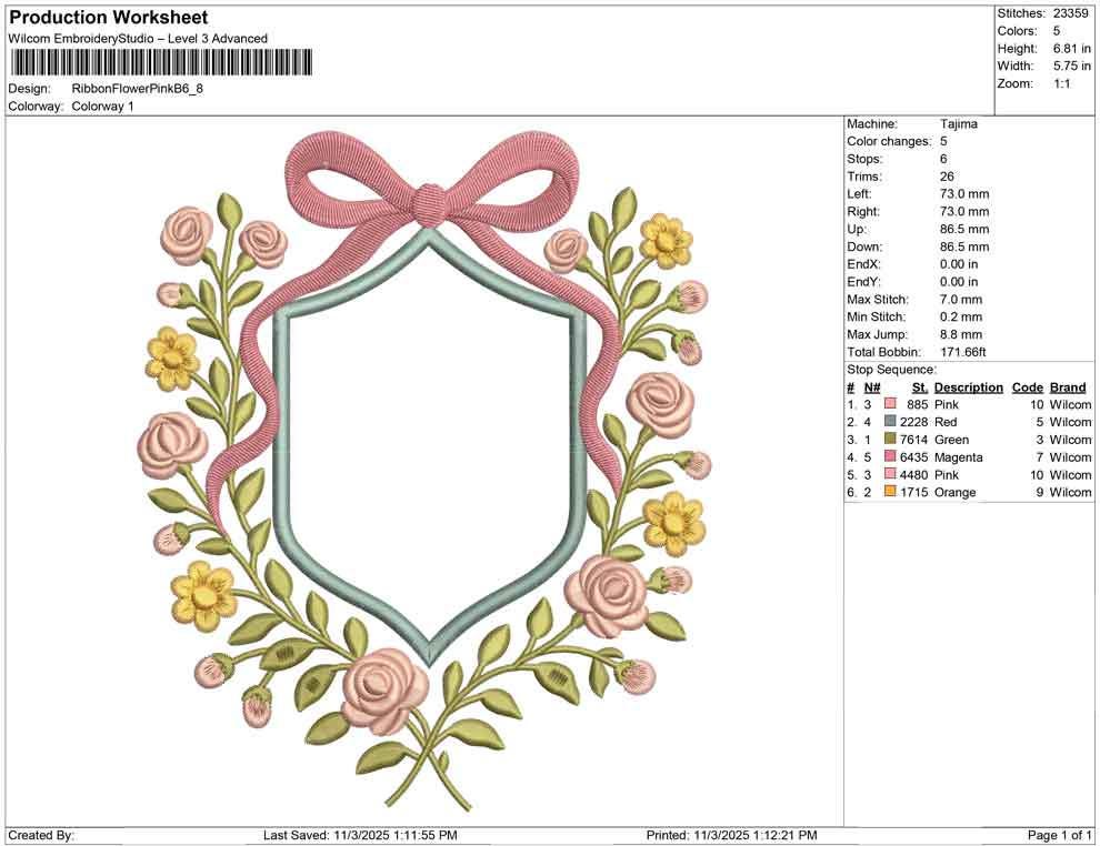 Embroidery Frame Designs: Wedding Crest Machine Embroidery File Baby Door Hanger Banner File Baby Name Banner Embroidery Frames