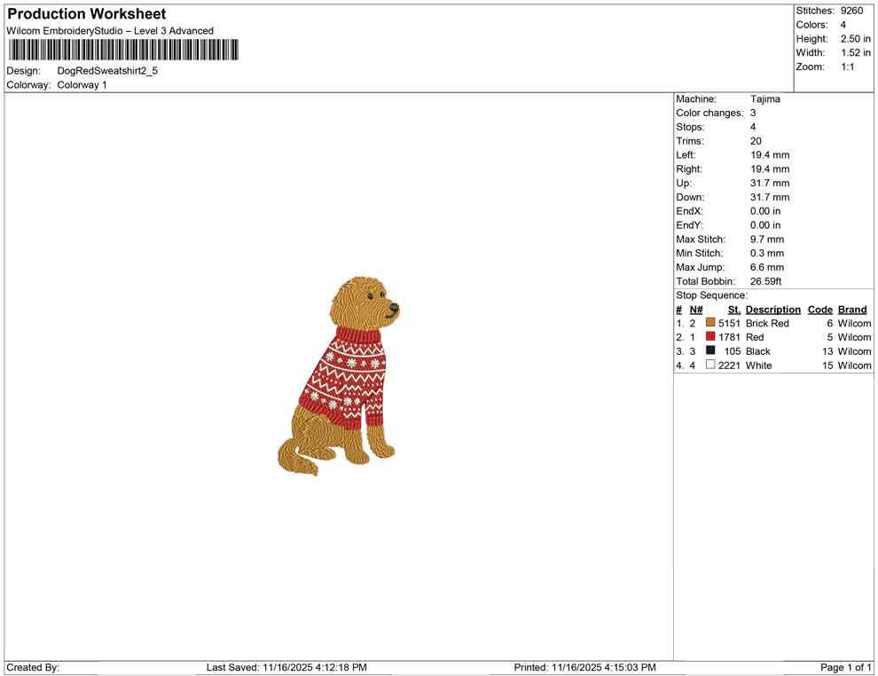 Goldendoodle Embroidery Designs: Winter Embroidery Design Holiday Sweater on Dog Machine Embroidery File (Digital Download)