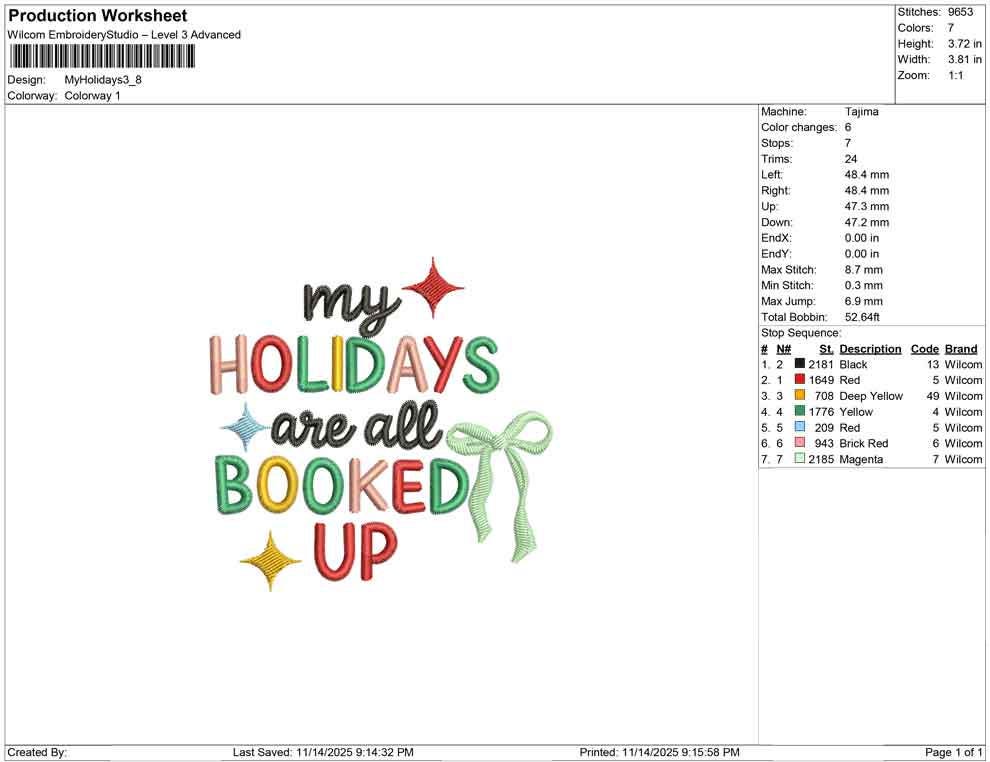 Christmas Embroidery Designs: Holidays All Booked Embroidery Machine Files Book Lover Embroidery Design