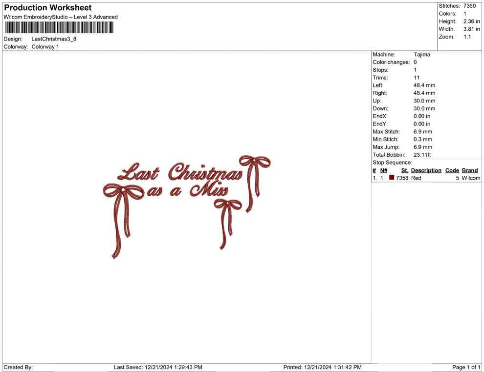 Christmas Embroidery Designs: Married Christmas Machine Embroidery File Last Christmas As A Miss Embroidery File Christmas Bow Design