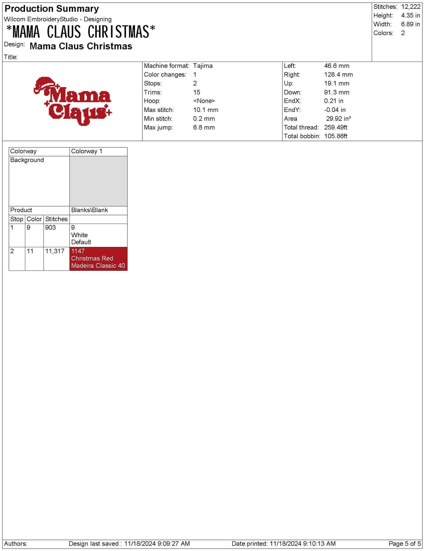 Christmas Embroidery Designs: Mama Claus Machine Embroidery Files Mother Daughter Embroidery Design