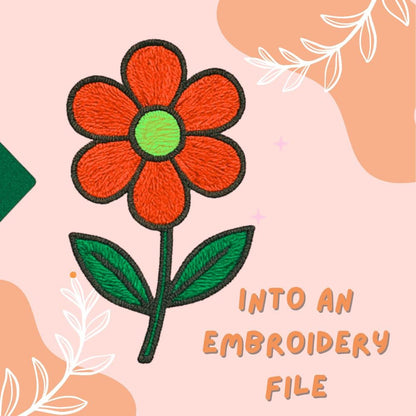 Custom Embroidery Digitizing (Level 1)