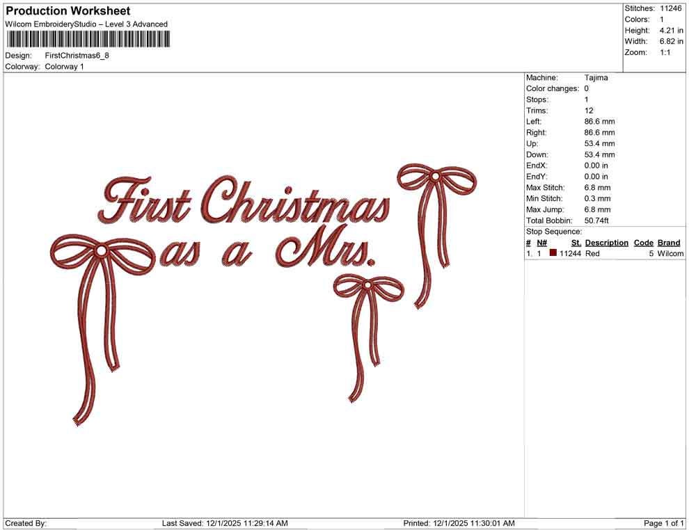 Christmas Embroidery Designs: Married Christmas Machine Embroidery File First Christmas As A Mrs Embroidery File Christmas Bow Design