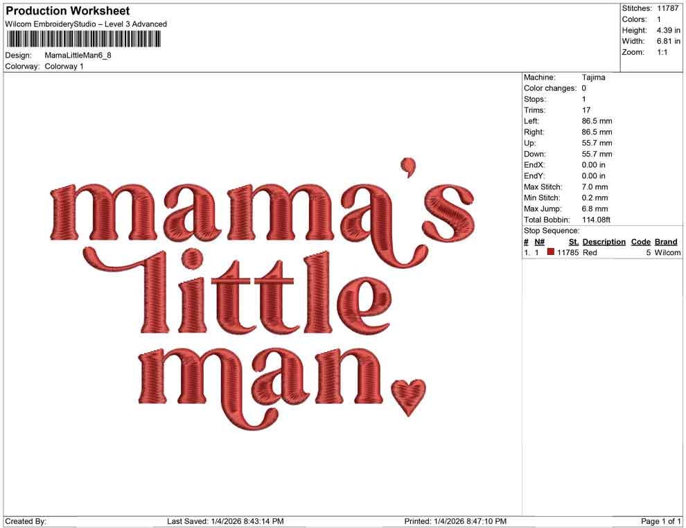 Family Valentine's Embroidery Design: Baby Boy Machine Embroidery File (Digital Download)